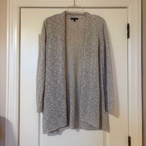 Eileen Fisher Light Gray Knit Cardigan